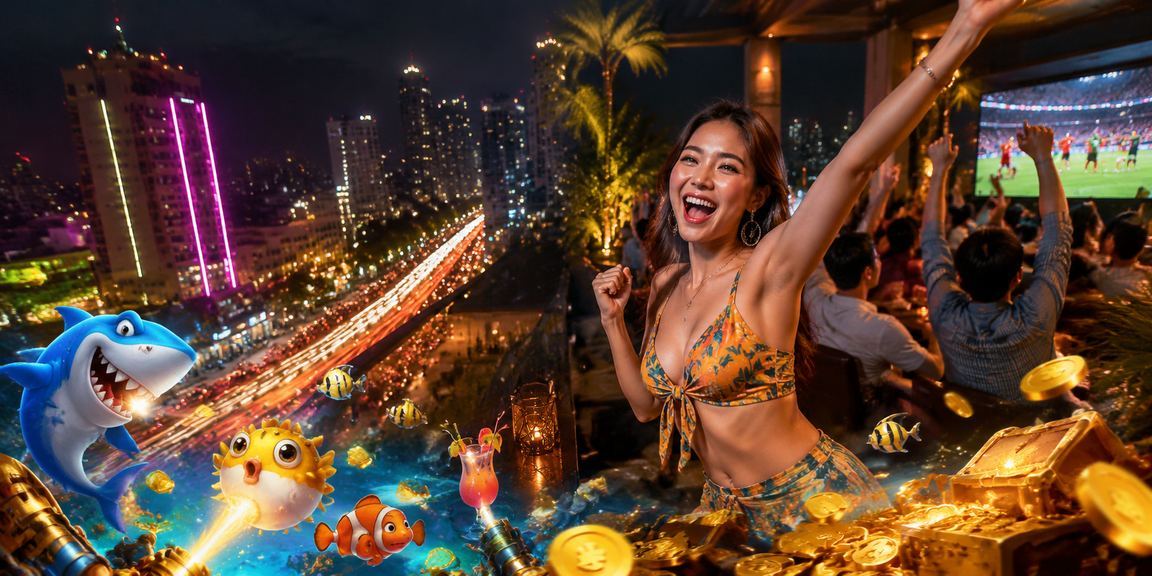 Ánh đèn neon rực rỡ về đêm tại TP.HCM gợi lên không khí giải trí sôi động của nền tảng cá cược trực tuyến