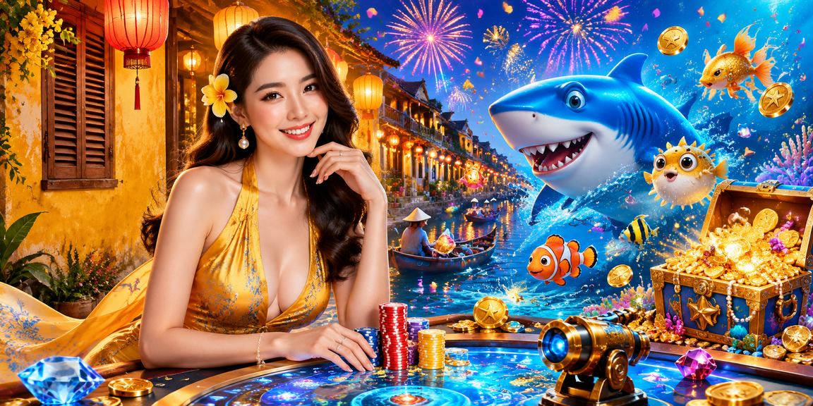 Lễ hội đèn lồng Hội An lung linh với không khí cá cược sôi động về đêm
