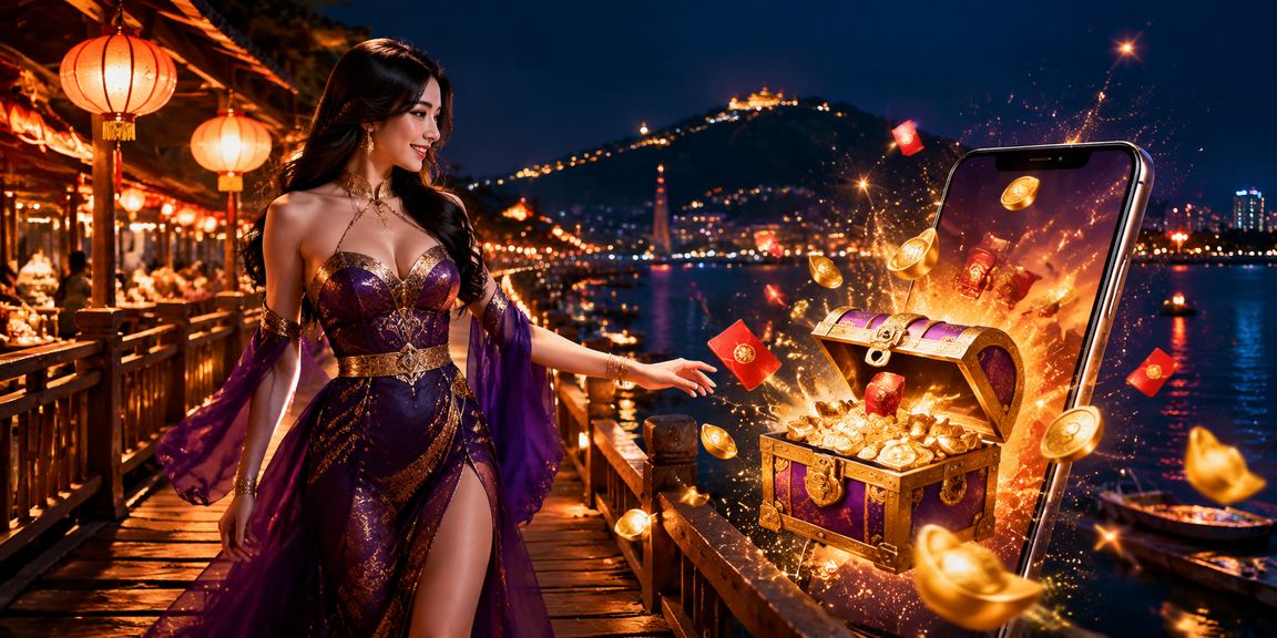 Không khí chợ đêm Vũng Tàu rực rỡ sắc đỏ bao lì xì – gợi nhớ không khí nhận thưởng và lễ hội
